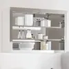 vidaXL Armoire murale de cuisine avec étagères acier inoxydable