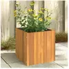 vidaXL Jardinière 35x35x35 cm bois massif d'acacia