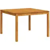 vidaXL Table à manger de jardin 110x110x75 cm bois d'acacia massif
