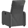 vidaXL Fauteuil inclinable Gris foncé Tissu