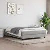 vidaXL Fauteuil de massage inclinable Gris clair Tissu