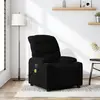 vidaXL Fauteuil de massage inclinable Noir Tissu