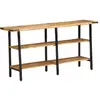 vidaXL Table Console 140x35x70 Cm Bois De Manguier Massif