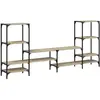 vidaXL Meuble TV chêne sonoma 206,5x28,5x95 cm bois d'ingénierie