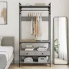 vidaXL Armoire à tiroirs sonoma gris 89x39x184,5 cm bois d'ingénierie
