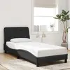vidaXL Cadre de lit avec tête de lit Noir 80x200 cm Velours
