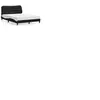vidaXL Lit avec matelas noir et blanc 140x190 cm similicuir