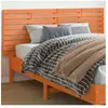 vidaXL Tête de lit murale 166x3x63 cm Bois massif de pin