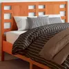vidaXL Tête de lit cire marron 135 cm bois massif de pin