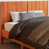vidaXL Tête de lit cire marron 135 cm bois massif de pin