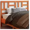 vidaXL Tête de lit cire marron 160 cm bois massif de pin