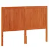 vidaXL Tête de lit cire marron 135 cm bois massif de pin