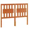 vidaXL Tête de lit cire marron 135 cm bois massif de pin