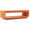 vidaXL Table basse cire marron 110x50x33,5 cm bois massif de pin