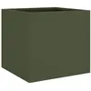 vidaXL Jardinière vert olive 32x30x29 cm acier laminé à froid