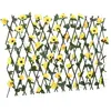 vidaXL Treillis de lierre artificiel extensible jaune 180x60 cm