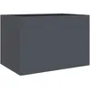 vidaXL Jardinière anthracite 62x47x46 cm acier laminé à froid