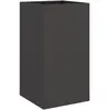 vidaXL Jardinière noir 42x38x75 cm acier laminé à froid