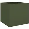 vidaXL Jardinière vert olive 49x47x46 cm acier laminé à froid