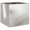 vidaXL Jardinière argenté 49x47x46 cm acier inoxydable