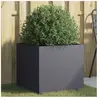 vidaXL Jardinière anthracite 49x47x46 cm acier laminé à froid