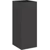 vidaXL Vidaxl Jardinière Noir 32x29x75 Cm Acier Laminé À Froid