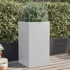 vidaXL Jardinière argenté 42x38x75 cm acier galvanisé
