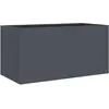 vidaXL Jardinière anthracite 62x30x29 cm acier laminé à froid
