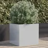 vidaXL Jardinière argenté 42x40x39 cm acier galvanisé