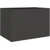 vidaXL Jardinière noir 62x40x39 cm acier laminé à froid