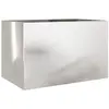 vidaXL Jardinière argenté 62x40x39 cm acier inoxydable