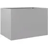 vidaXL Jardinière argenté 62x40x39 cm acier galvanisé