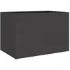 vidaXL Jardinière noir 62x47x46 cm acier laminé à froid