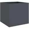 vidaXL Jardinière anthracite 42x40x39 cm acier laminé à froid