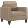 vidaXL Fauteuil Cappuccino 60 cm Similicuir