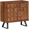 vidaXL Armoire à tiroirs marron miel 70x35x70 cm bois massif d'acacia