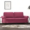 vidaXL Canapé à 2 places Rouge bordeaux 140 cm Velours