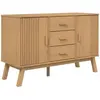 vidaXL Buffet OLDEN marron 114x43x73,5 cm bois massif de pin