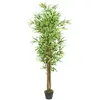 vidaXL Bambou artificiel 1288 feuilles 180 cm vert