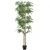 vidaXL Bambou artificiel 988 feuilles 150 cm vert