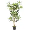 vidaXL Bambou artificiel 552 feuilles 120 cm vert