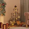 Vidaxl - Arbre de Noël en métal pour décoration noir 90 cm n/a