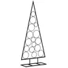 vidaXL Arbre de Noël en métal pour décoration noir 125 cm 359599