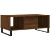 vidaXL Table basse Chêne marron 90x50x36,5 cm Bois d'ingénierie
