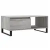 vidaXL Table basse Sonoma gris 90x50x36,5 cm Bois d'ingénierie