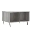 vidaXL Table basse Sonoma gris 60x50x36,5 cm Bois d'ingénierie