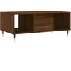 vidaXL Table basse Chêne marron 90x50x36,5 cm Bois d'ingénierie