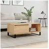vidaXL Table basse Chêne sonoma 90x50x36,5 cm Bois d'ingénierie