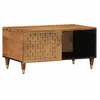 vidaXL Table basse 80x50x40 cm bois de manguier massif