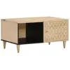 vidaXL Table basse 80x50x40 cm bois de manguier massif